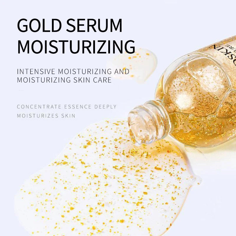 100ml Face Essence 24K Gold Hyaluronic Acid Niacinamide Anti-aging Face Lift Collagen Whiten Moisturize Skin Care Essence Makeup